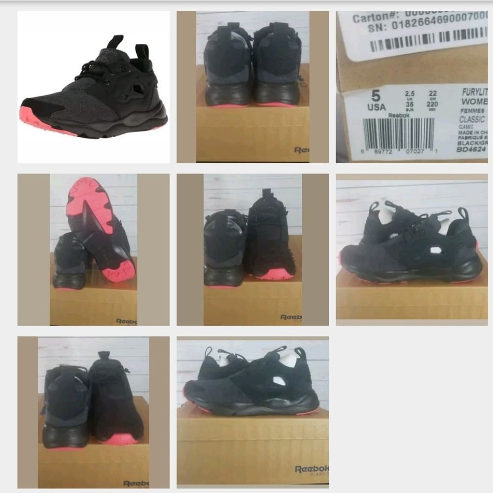 REEBOK FURYLITE RUNNING SHOES 5M